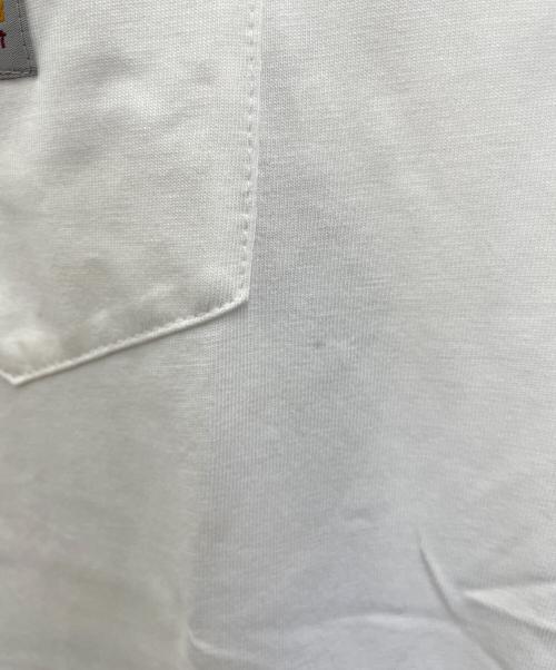 Carhartt WIP（カーハート ワーク イン プログレス）CARHARTT WIP (カーハート ワーク イン プログレス) POGGY THE MAN (ポギーザマン) 半袖カットソー ホワイト サイズ:Sの古着・服飾アイテム