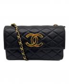 CHANELシャネル）の古着「チェーンショルダーバッグ」｜ブラック