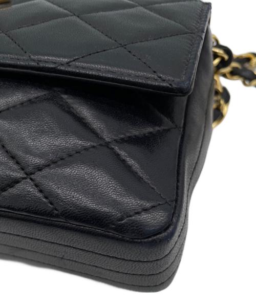 CHANEL（シャネル）CHANEL (シャネル) チェーンショルダーバッグ ブラックの古着・服飾アイテム