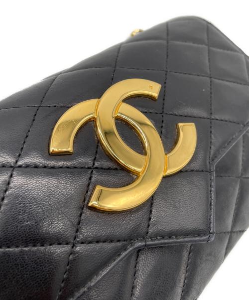CHANEL（シャネル）CHANEL (シャネル) チェーンショルダーバッグ ブラックの古着・服飾アイテム