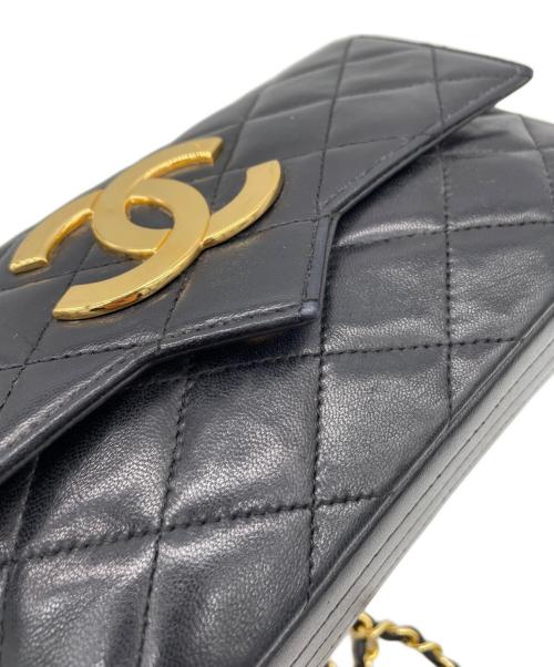 CHANEL（シャネル）CHANEL (シャネル) チェーンショルダーバッグ ブラックの古着・服飾アイテム
