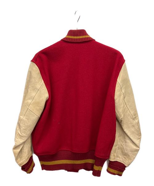 LETTERMAN'S（レターマンズ）LETTERMAN'S (レターマンズ) スタジャン レッド サイズ:44の古着・服飾アイテム