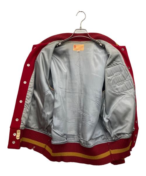 LETTERMAN'S（レターマンズ）LETTERMAN'S (レターマンズ) スタジャン レッド サイズ:44の古着・服飾アイテム