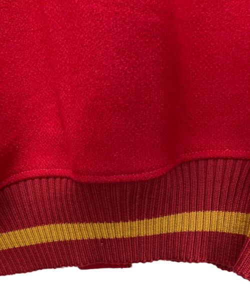LETTERMAN'S（レターマンズ）LETTERMAN'S (レターマンズ) スタジャン レッド サイズ:44の古着・服飾アイテム