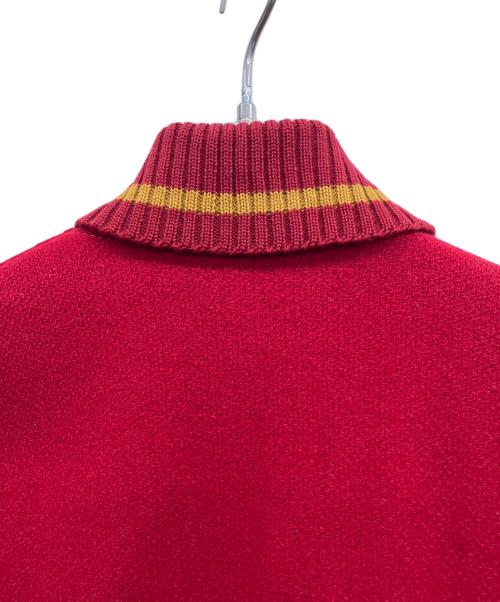 LETTERMAN'S（レターマンズ）LETTERMAN'S (レターマンズ) スタジャン レッド サイズ:44の古着・服飾アイテム