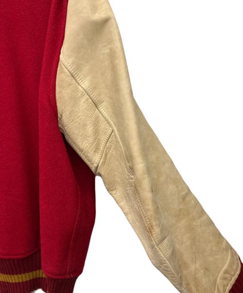 LETTERMAN'S（レターマンズ）LETTERMAN'S (レターマンズ) スタジャン レッド サイズ:44の古着・服飾アイテム