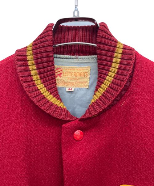 LETTERMAN'S（レターマンズ）LETTERMAN'S (レターマンズ) スタジャン レッド サイズ:44の古着・服飾アイテム