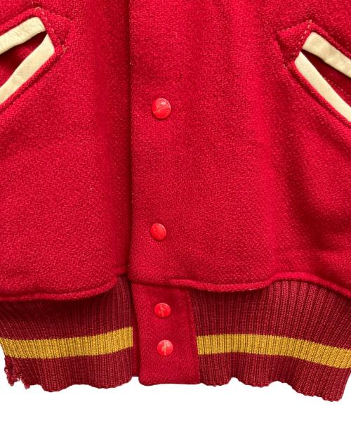 LETTERMAN'S（レターマンズ）LETTERMAN'S (レターマンズ) スタジャン レッド サイズ:44の古着・服飾アイテム