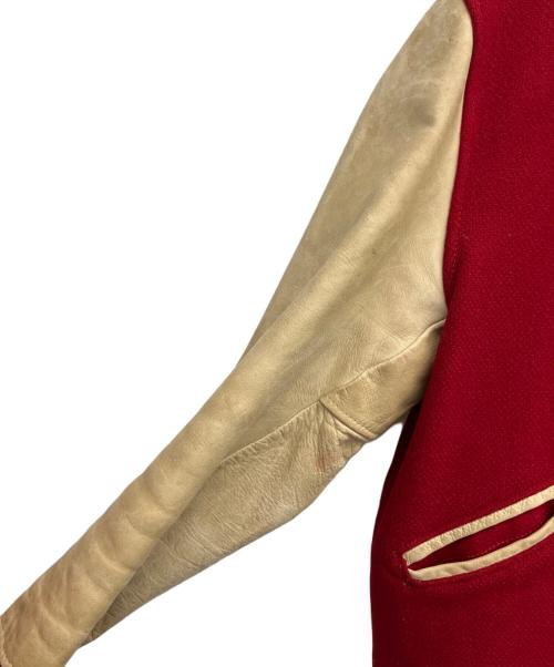 LETTERMAN'S（レターマンズ）LETTERMAN'S (レターマンズ) スタジャン レッド サイズ:44の古着・服飾アイテム