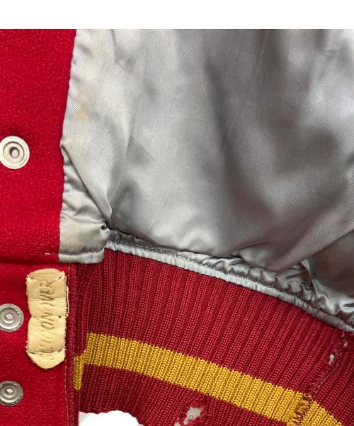 LETTERMAN'S（レターマンズ）LETTERMAN'S (レターマンズ) スタジャン レッド サイズ:44の古着・服飾アイテム