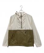 THE NORTH FACEザ ノース フェイス）の古着「コンパクトアノラック　アノラックパーカー」｜ベージュ×グリーン
