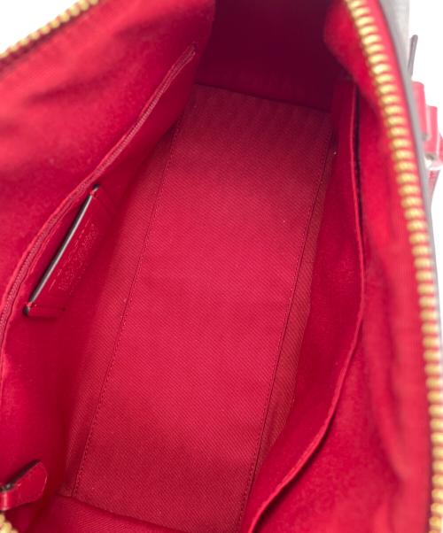 COACH（コーチ）COACH (コーチ) 2WAYショルダーバッグ ブラウン×レッドの古着・服飾アイテム