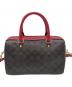 COACH (コーチ) 2WAYショルダーバッグ ブラウン×レッド：12000円