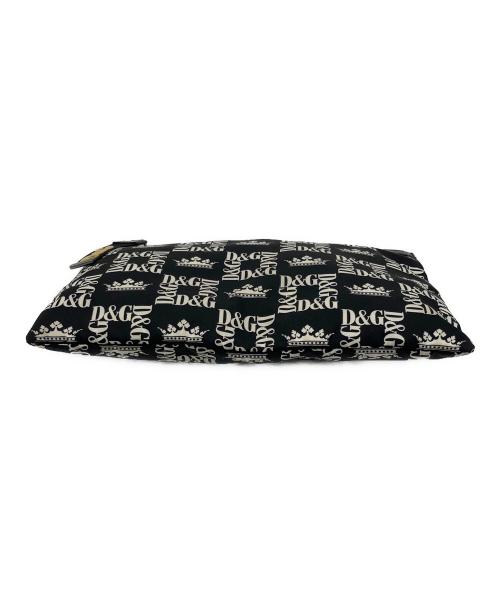 DOLCE & GABBANA（ドルチェ＆ガッバーナ）DOLCE & GABBANA (ドルチェ＆ガッバーナ) クラッチバッグ ブラックの古着・服飾アイテム