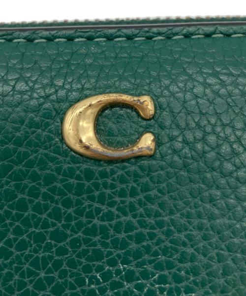 COACH（コーチ）COACH (コーチ) 2つ折り財布 グリーンの古着・服飾アイテム