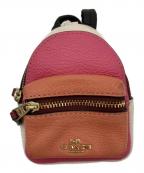 COACHコーチ）の古着「チャーム」｜ピンク×オレンジ