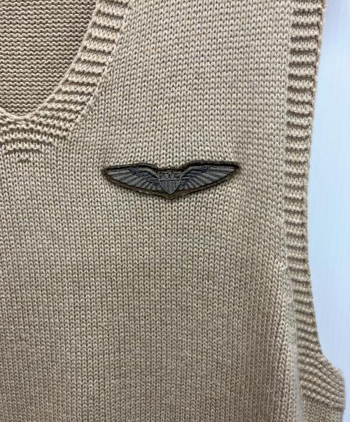 RRL（ダブルアールエル）RRL (ダブルアールエル) ベスト ベージュ サイズ:Mの古着・服飾アイテム