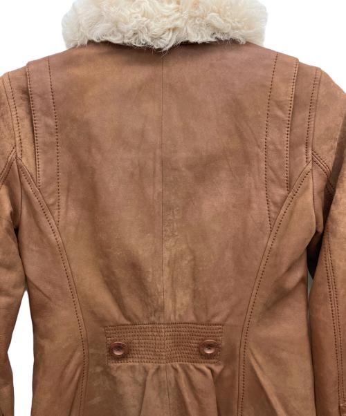 UGG（アグ）UGG (アグ) レザーコート ブラウン サイズ:XSの古着・服飾アイテム