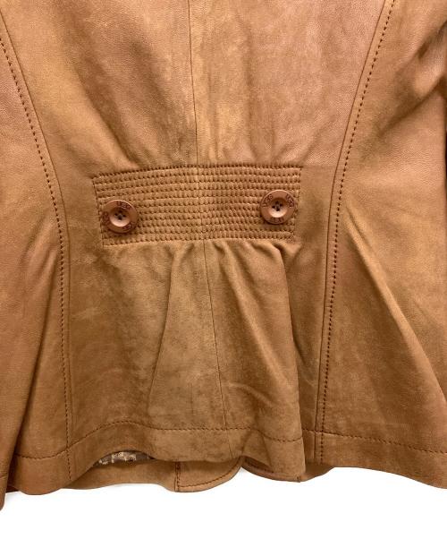 UGG（アグ）UGG (アグ) レザーコート ブラウン サイズ:XSの古着・服飾アイテム