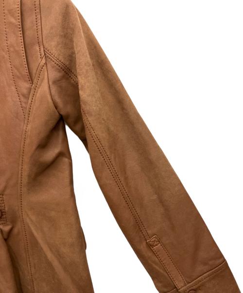 UGG（アグ）UGG (アグ) レザーコート ブラウン サイズ:XSの古着・服飾アイテム