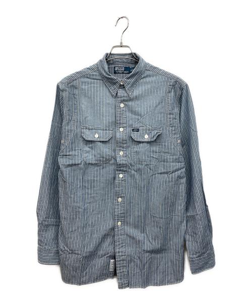 POLO RALPH LAUREN（ポロ・ラルフローレン）POLO RALPH LAUREN (ポロ・ラルフローレン) 長袖シャツ スカイブルー サイズ:Lの古着・服飾アイテム