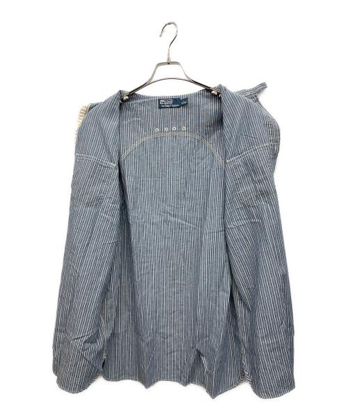 POLO RALPH LAUREN（ポロ・ラルフローレン）POLO RALPH LAUREN (ポロ・ラルフローレン) 長袖シャツ スカイブルー サイズ:Lの古着・服飾アイテム