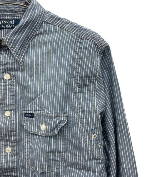 POLO RALPH LAUREN（ポロ・ラルフローレン）POLO RALPH LAUREN (ポロ・ラルフローレン) 長袖シャツ スカイブルー サイズ:Lの古着・服飾アイテム