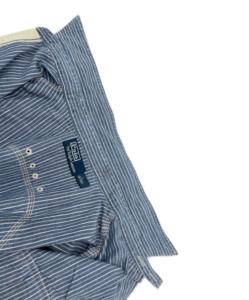 POLO RALPH LAUREN（ポロ・ラルフローレン）POLO RALPH LAUREN (ポロ・ラルフローレン) 長袖シャツ スカイブルー サイズ:Lの古着・服飾アイテム