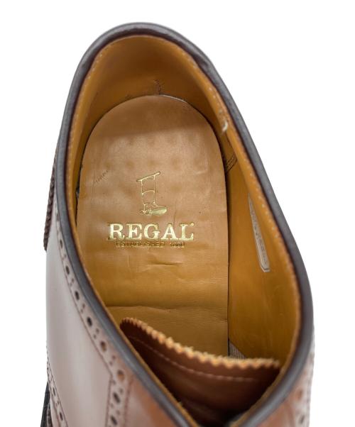 REGAL（リーガル）REGAL (リーガル) ウィングチップシューズ ブラウン サイズ:25.5cmの古着・服飾アイテム