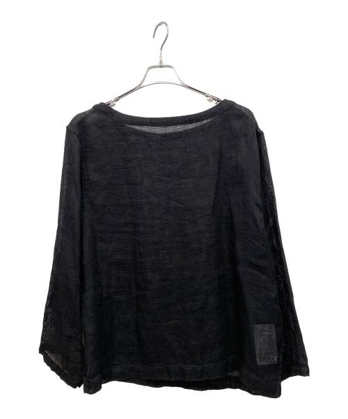 JOURNAL STANDARD（ジャーナルスタンダード）JOURNAL STANDARD (ジャーナルスタンダード) リネン 2WAY ブラウス ブラック サイズ:Fの古着・服飾アイテム