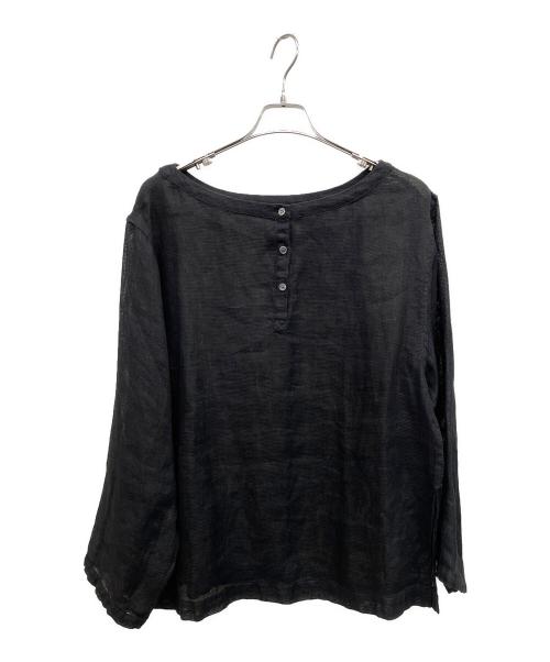 JOURNAL STANDARD（ジャーナルスタンダード）JOURNAL STANDARD (ジャーナルスタンダード) リネン 2WAY ブラウス ブラック サイズ:Fの古着・服飾アイテム