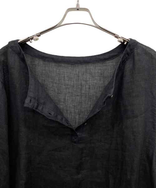JOURNAL STANDARD（ジャーナルスタンダード）JOURNAL STANDARD (ジャーナルスタンダード) リネン 2WAY ブラウス ブラック サイズ:Fの古着・服飾アイテム