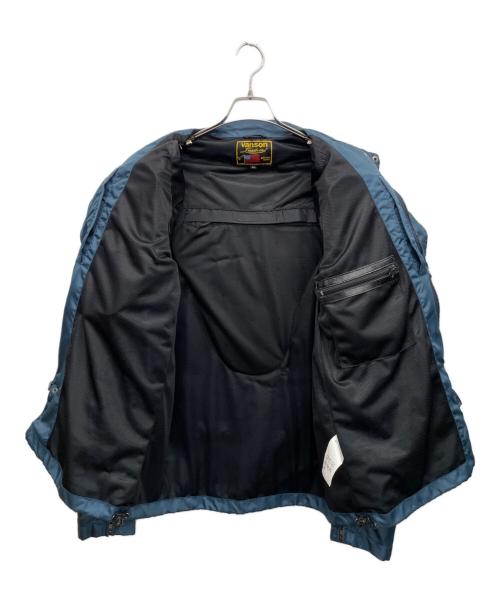 VANSON（バンソン）VANSON (バンソン) コーチジャケット ブルー サイズ:XLの古着・服飾アイテム
