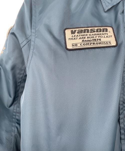VANSON（バンソン）VANSON (バンソン) コーチジャケット ブルー サイズ:XLの古着・服飾アイテム