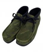 CLARKSクラークス）の古着「ワラビーシューズ」｜グリーン