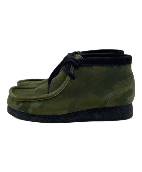 CLARKS（クラークス）CLARKS (クラークス) ワラビーシューズ グリーン サイズ:UK6の古着・服飾アイテム