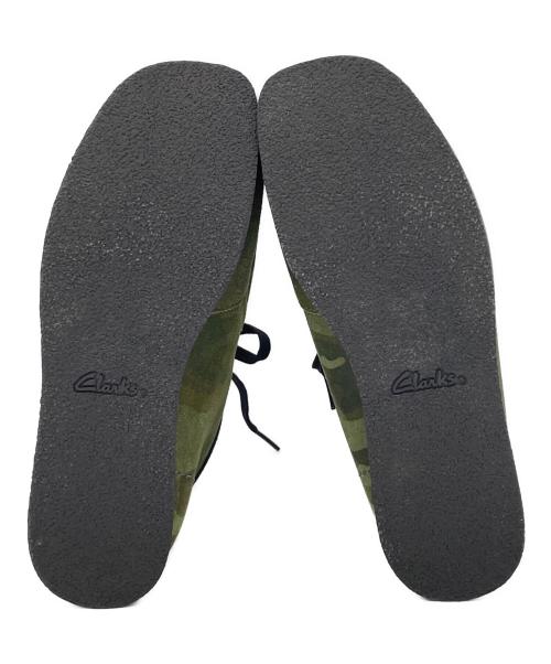 CLARKS（クラークス）CLARKS (クラークス) ワラビーシューズ グリーン サイズ:UK6の古着・服飾アイテム