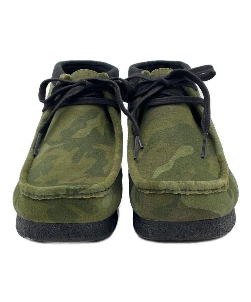 CLARKS（クラークス）CLARKS (クラークス) ワラビーシューズ グリーン サイズ:UK6の古着・服飾アイテム