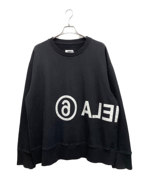 MM6 Maison Margiela（エムエムシックスメゾンマルジェラ）MM6 Maison Margiela (エムエムシックスメゾンマルジェラ) スウェット ブラック サイズ:Lの古着・服飾アイテム
