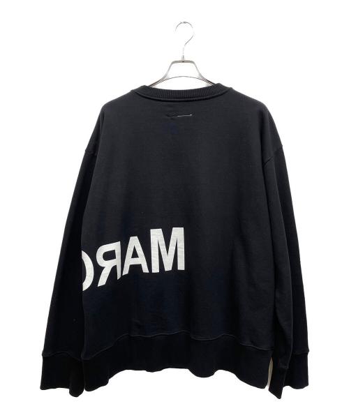 MM6 Maison Margiela（エムエムシックスメゾンマルジェラ）MM6 Maison Margiela (エムエムシックスメゾンマルジェラ) スウェット ブラック サイズ:Lの古着・服飾アイテム