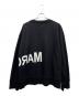MM6 Maison Margiela (エムエムシックスメゾンマルジェラ) スウェット ブラック サイズ:L：18000円
