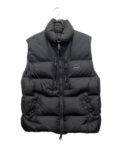RLX RALPH LAUREN（アールエルエックスラルフローレン）RLX RALPH LAUREN (アールエルエックスラルフローレン) ダウンベスト ブラック サイズ:Lの古着・服飾アイテム