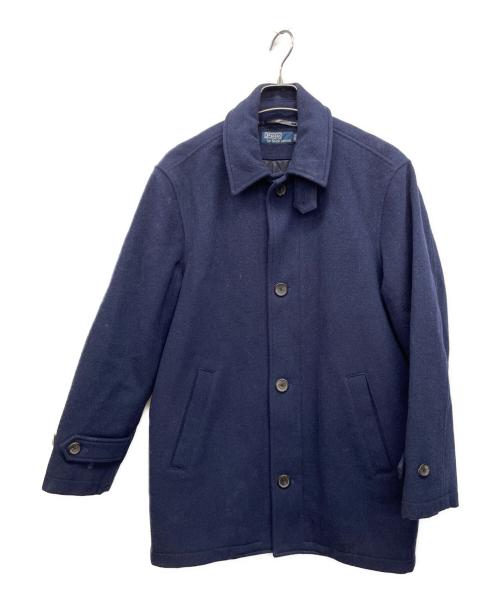 POLO RALPH LAUREN（ポロ・ラルフローレン）POLO RALPH LAUREN (ポロ・ラルフローレン) ウール混コート ネイビー サイズ:Mの古着・服飾アイテム