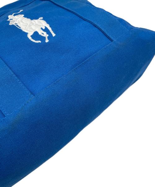 POLO RALPH LAUREN（ポロ・ラルフローレン）POLO RALPH LAUREN (ポロ・ラルフローレン) トートバッグ ブルーの古着・服飾アイテム