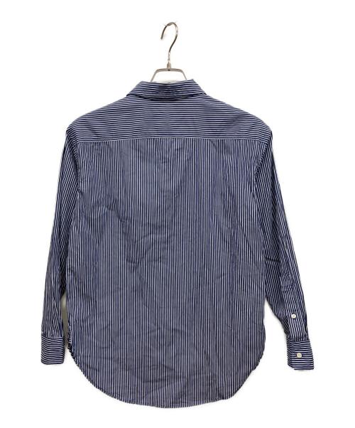LAUREN RALPH LAUREN（ローレンラルフローレン）LAUREN RALPH LAUREN (ローレンラルフローレン) 長袖シャツ ブルー×ホワイト サイズ:XSの古着・服飾アイテム