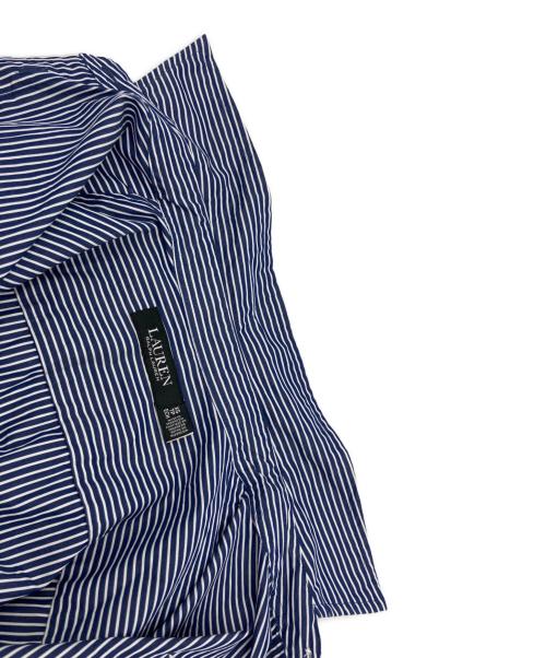 LAUREN RALPH LAUREN（ローレンラルフローレン）LAUREN RALPH LAUREN (ローレンラルフローレン) 長袖シャツ ブルー×ホワイト サイズ:XSの古着・服飾アイテム