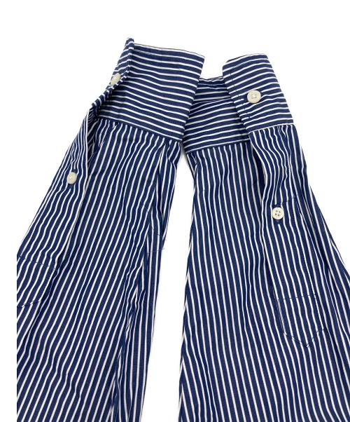 LAUREN RALPH LAUREN（ローレンラルフローレン）LAUREN RALPH LAUREN (ローレンラルフローレン) 長袖シャツ ブルー×ホワイト サイズ:XSの古着・服飾アイテム