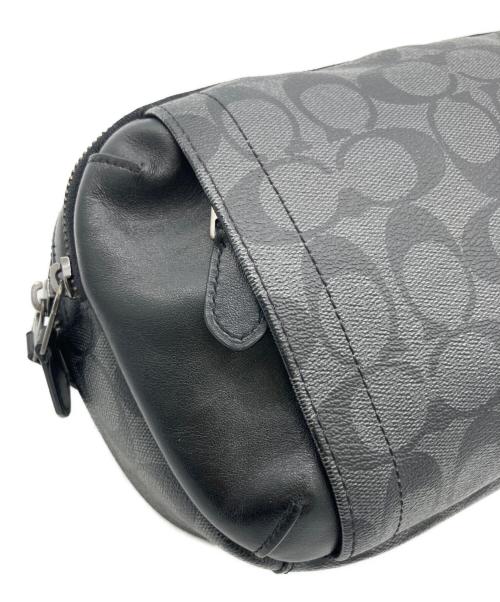 COACH（コーチ）COACH (コーチ) ショルダーバッグ ブラック×グレーの古着・服飾アイテム