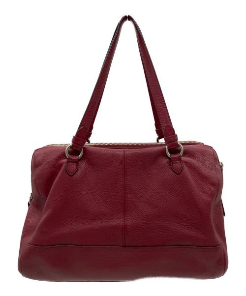 COACH（コーチ）COACH (コーチ) 2WAYバッグ レッドの古着・服飾アイテム