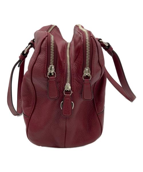 COACH（コーチ）COACH (コーチ) 2WAYバッグ レッドの古着・服飾アイテム